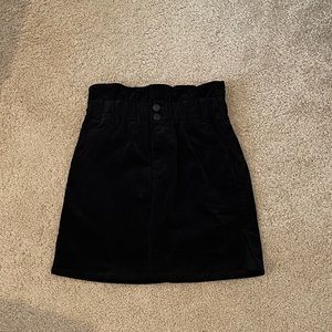 ShineStar Paper Bag Skirt black size L